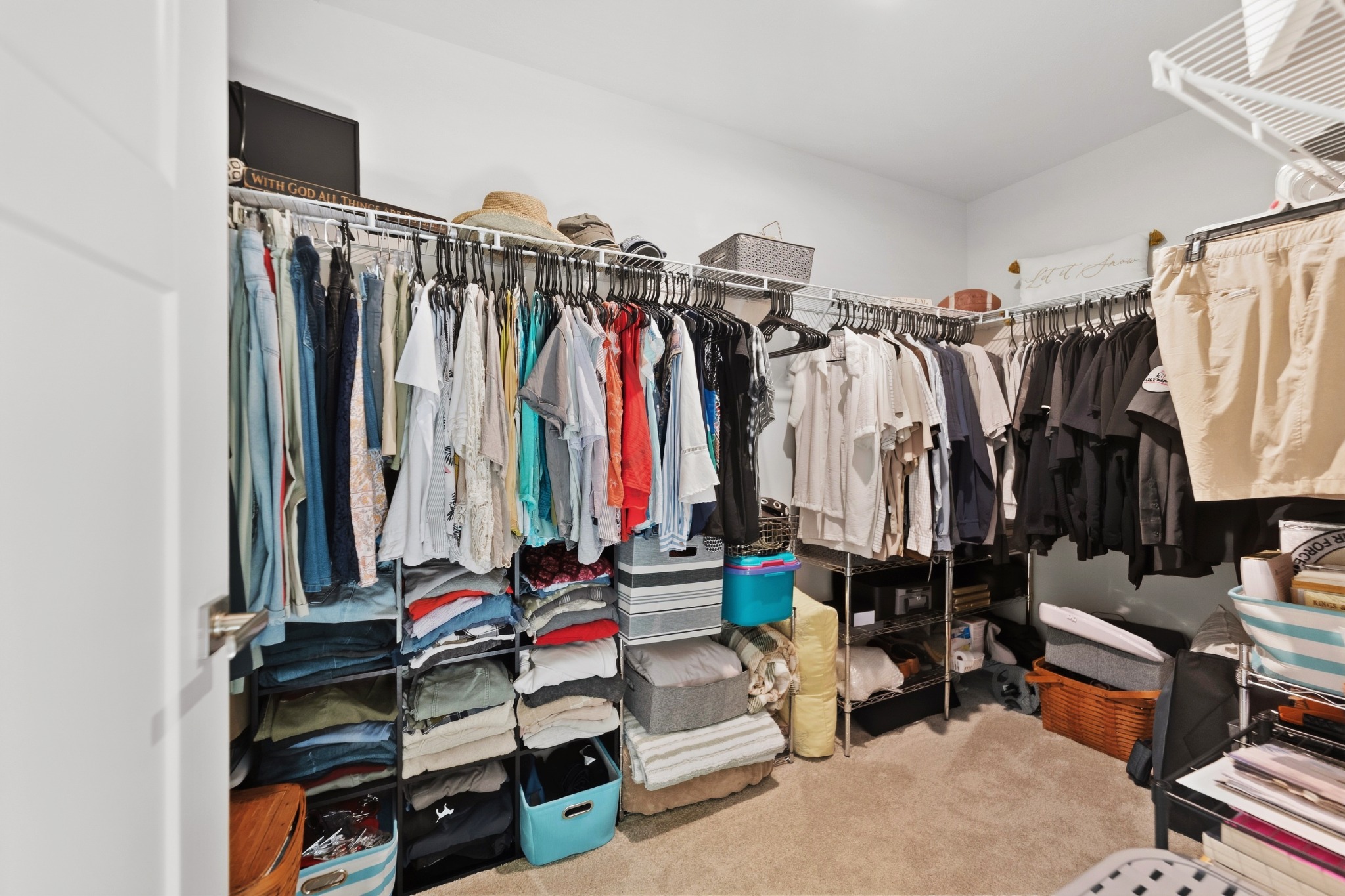 Primary walk-in closet
