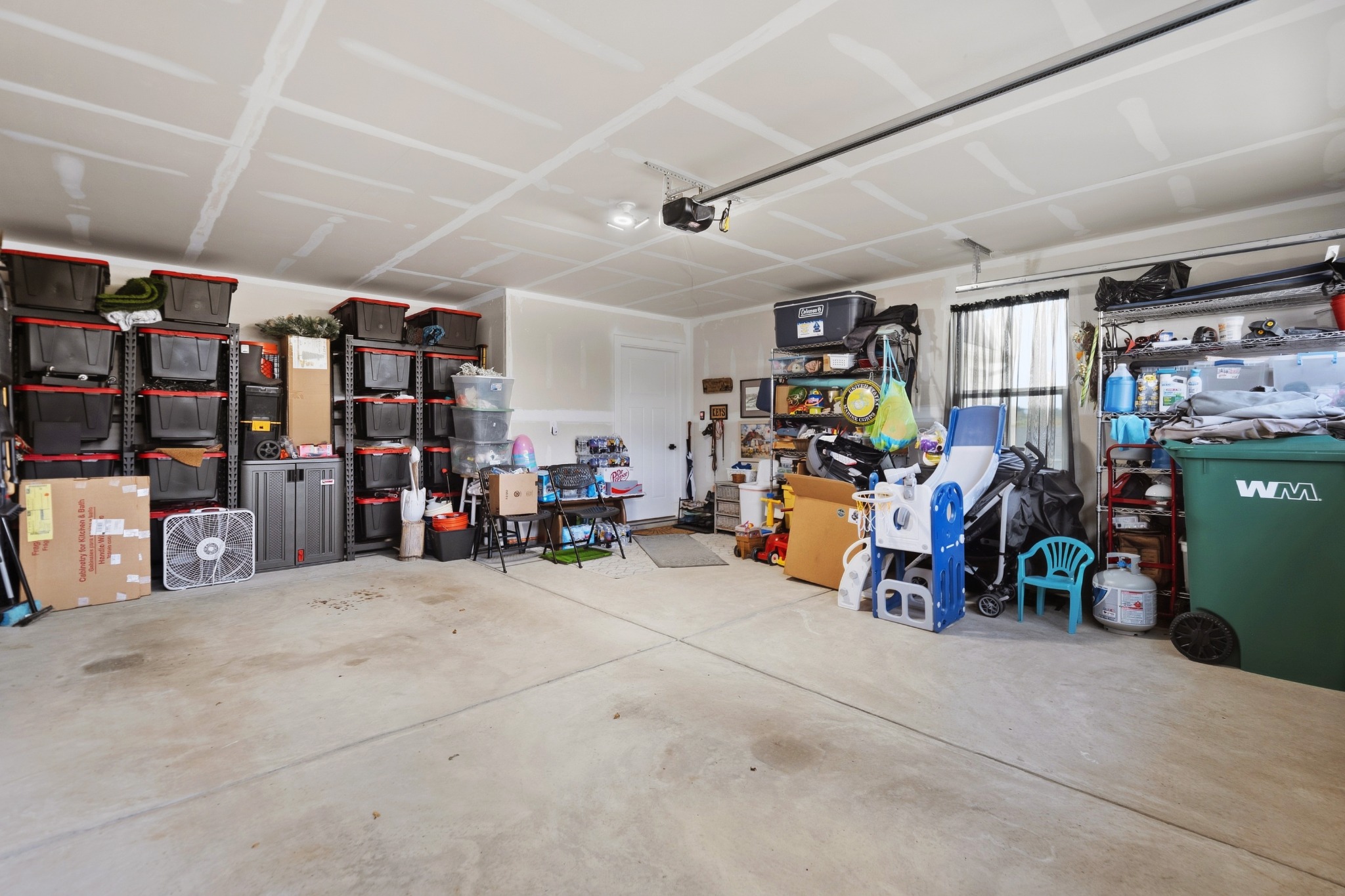 Two-car garage